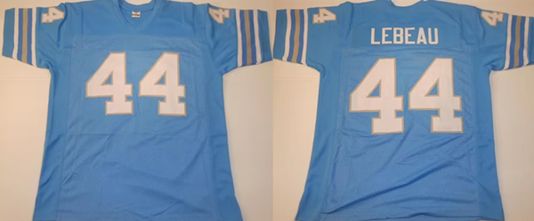 Men's Detroit Lions #44 Dick Lebeau Blue Stitched Jersey Men's Detroit Lions #44 Dick Lebeau Blue Stitched Jersey